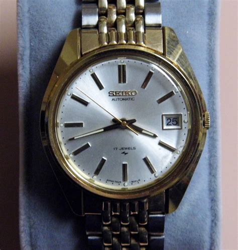 File Vintage Seiko Automatic Jewels Wrist Watch Made In Japan