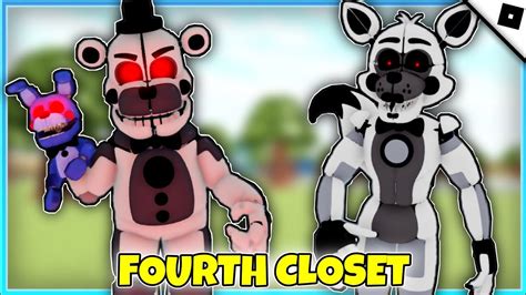 How To Get Fourth Closet Funtime Freddy And Funtime Foxy Badges In Fnaf Universe Rp Roblox