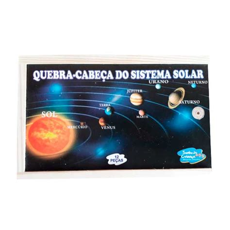 Quebra Cabeça Sistema Solar Edson Brinquedos