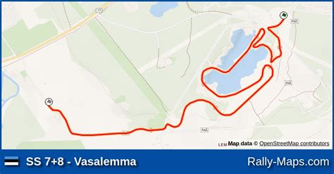 Ss 78 Vasalemma Stage Map Tallinna Ralli 2002 Emv 🌍 Rally