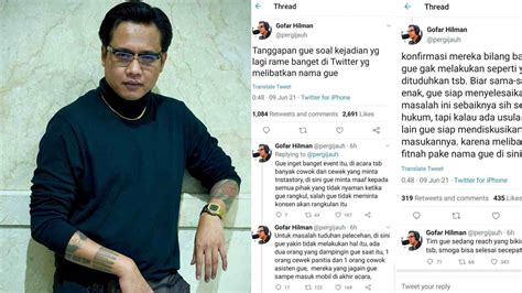 Fakta Lengkap Kasus Dugaan Pelecehan Seksual Gofar Hilman Dipecat