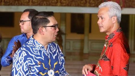 Mengapa Duet Ganjar Dan Ridwan Kamil Dinilai Sebagai Capres Cawapres