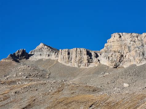 Rückblick zum Felsberger Calanda mit gut sichtbarer hikr org