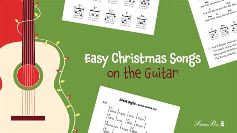 Easy Christmas Songs On The Guitar With Chords And Tabs Singing Bell