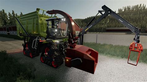 Broyeur à bois Claas Xerion FS22 v1 0 0 0 Mod FS25 Mods FS22 Mods