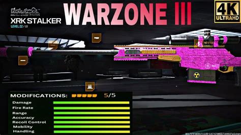 BEST ONE SHOT Sniper LOADOUT In WARZONE 3 Best XRK Stalker Class