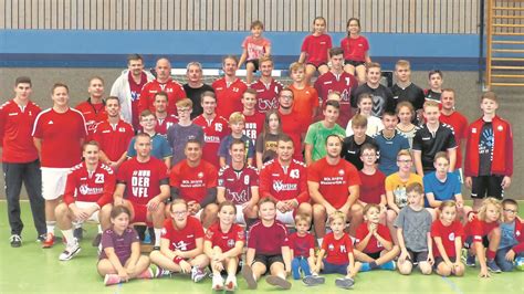 Feier von Handballabteilung und Förderverein des VfL Wanfried war