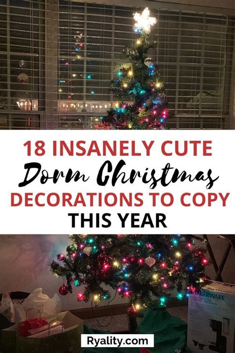 18 Insanely Cute Dorm Christmas Decorations To Copy This Year Artofit