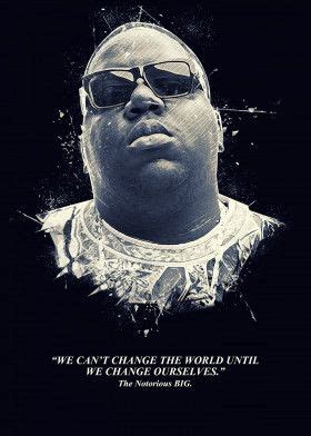 THE NOTORIOUS BIG Famous People Quotes by Dayat Banggai | metal posters ...