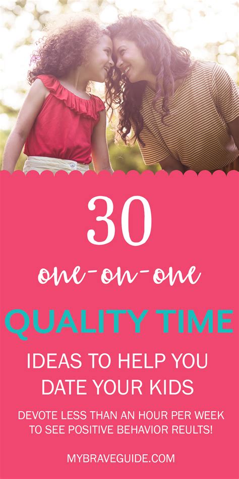 30 Ideas for Spending Quality Time with Your Kids | Quality time, Kid ...