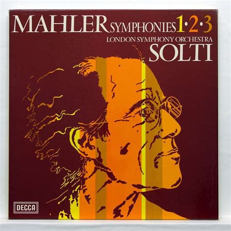 Mahler Symphonies No 1 2 3 By Georg Solti LP Box Set With