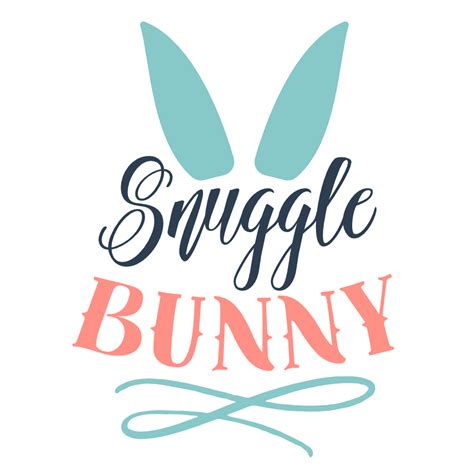 Snuggle Bunny Easter Free Svg File Svg Heart