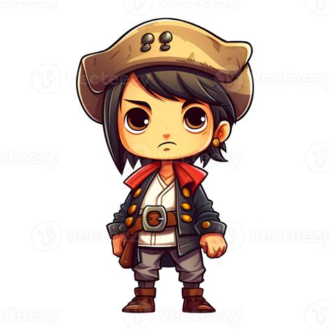 linda pirata clipart ilustración ai generativo 28753025 PNG