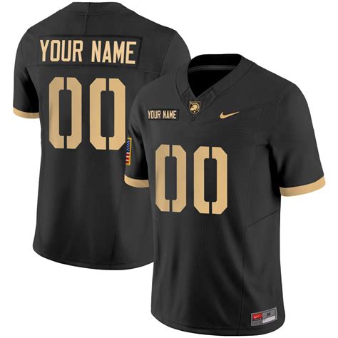 Army West Point Football Custom Black Jersey All Stitched Nebt