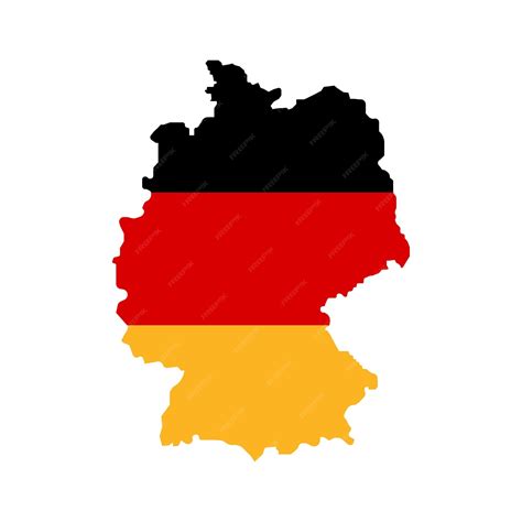 Premium Vector German Map Logo Illustration Design