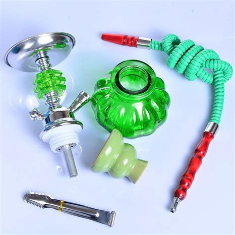 2021 Arab Stem Hookah One Hose Tool With Ceramic Head Bowl Hookah Shisha Bong Smoking Pipe Set