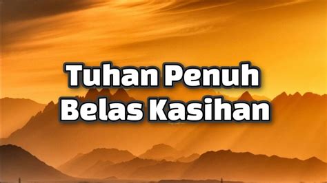 Tuhan Penuh Belas Kasihan Renungan Dan Doa Malam Suara Injil 20 10