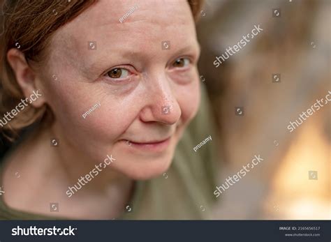Portrait Mature Woman Looking Happy Stock Photo Shutterstock