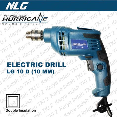 Jual Mesin Bor Listrik 10 Mm NLG Hurricane LG 10 D Electric Drill 10mm