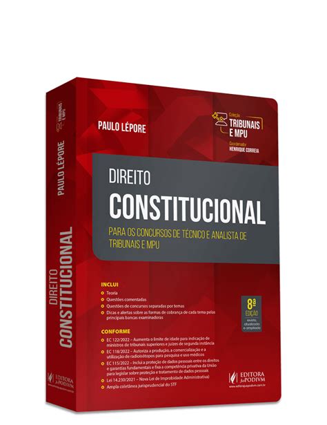 Elementos De Direito Constitucional 2023