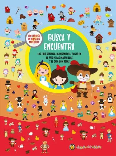 Libro Busca Y Encuentra Personajes De Cuentos Clásicos I