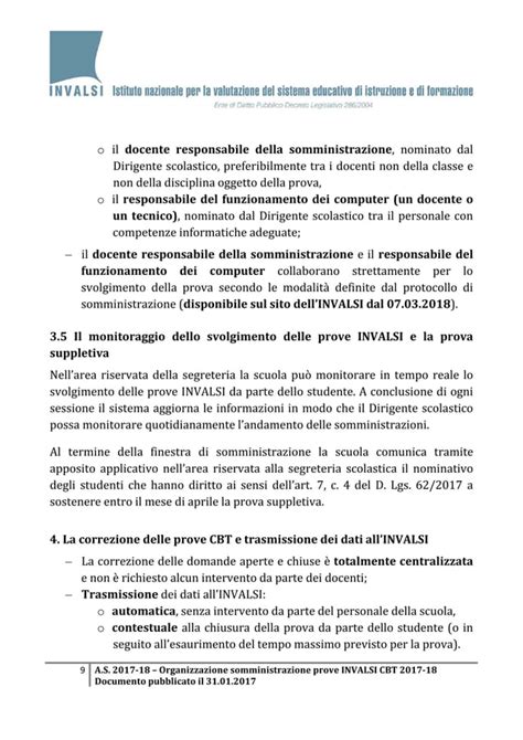 Organizzazione Delle Prove Cbt Pdf