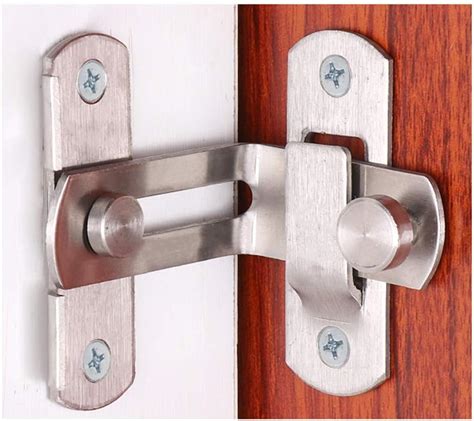 Wanlian Degree Right Angle Sliding Barn Door Lock Bathroom Door Lock