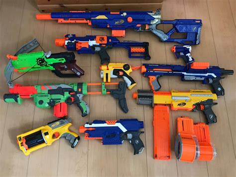 Yahooオークション 1円スタート Nerf ナーフ スポンジ銃 10点まと