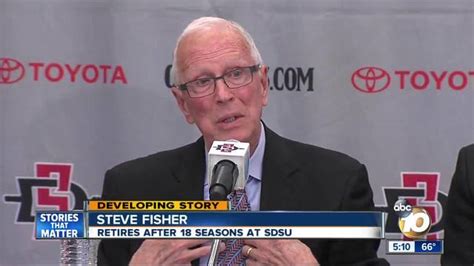 SDSU men's basketball coach Steve Fisher retires