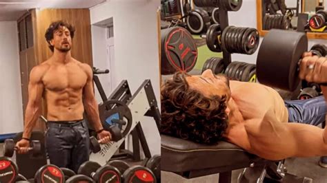 Watch: Tiger Shroff sweats it out in gym, trains hard for chest muscles ...