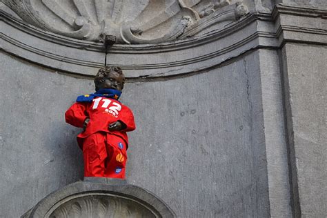 Manneken Pis In Brussels Belgium