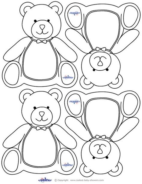 Teddy Bear Printables Baby Shower Pinterest Teddy Bear Bears