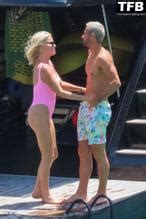 Caroline Stanbury Sexy Seen Flaunting Her Hot Body In A Pink Bikini On