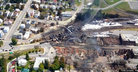 Lac Megantic Photos Show Explosion And Fire Damage From Above