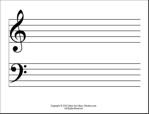 Staff Paper Pdfsfree Music Staff Paper Blank Staff Paper Large Free Printable