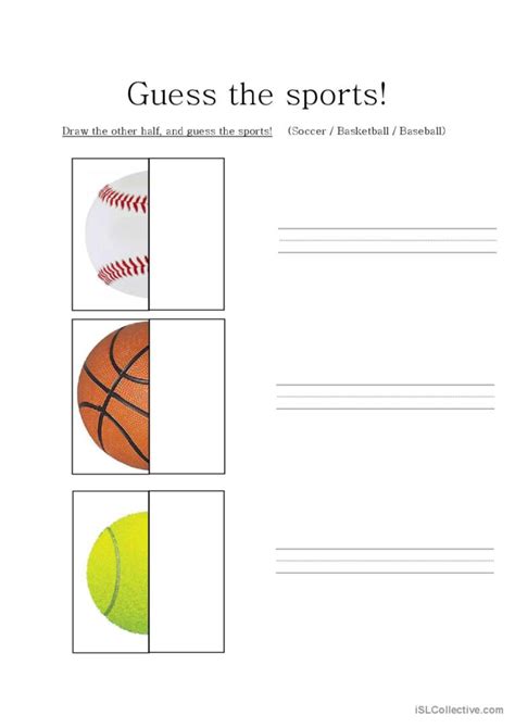 Guess The Sports Deutsch Daf Arbeitsbl Tter Pdf Doc