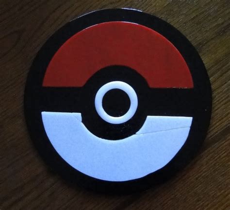 Glass Pokeball Flat Piece