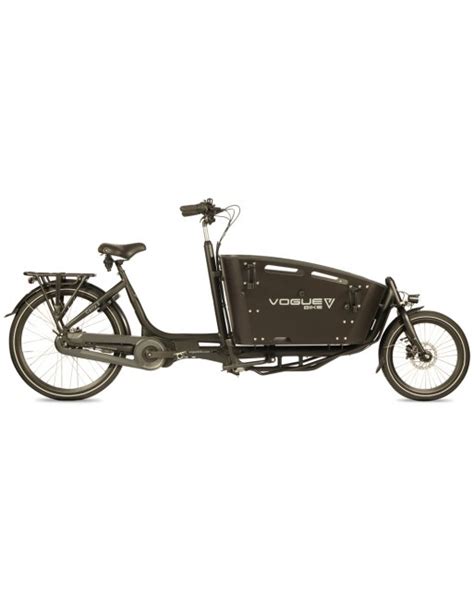 Vélo Cargo électrique Vogue Carry 2 Noir 2024