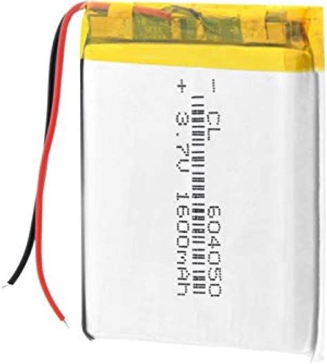 3 7 V 1600 MAh Wiederaufladbarer 604050 Lithium Ionen Polymer Akku