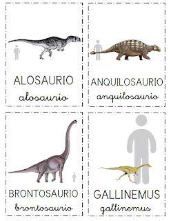 Recursos Y Actividades Para Educaci N Infantil Tarjetas De Dinosaurios