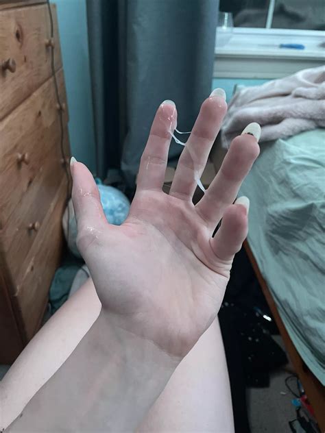 My Hand Got A Bit Covered In Cum Nudes Lovelyhands Nude Pics Org