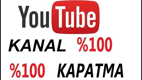 Telefondan Youtube Kanal Silme Youtube