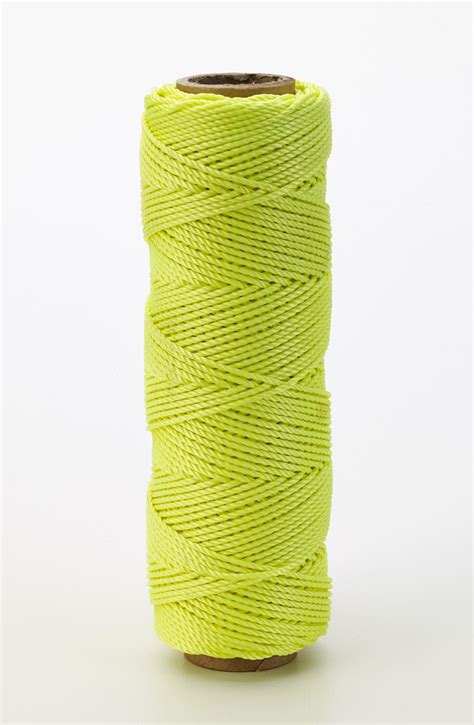 Nylon Mason Twine Lb Braided X Ft Glo Lime Pack Of