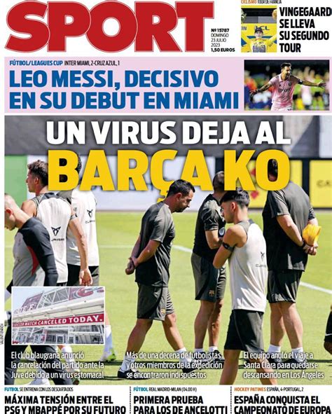 Capa Jornal Sport Julho Capasjornais Pt