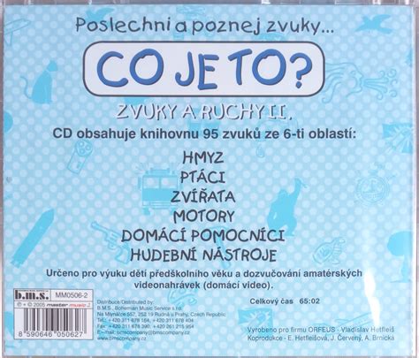 CD CO JE TO Poslechni a poznej zvuky 2 nové ve folii Aukro