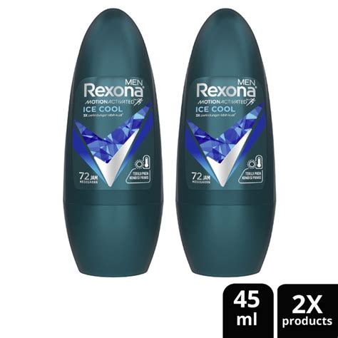 Jual Rexona Men Anti Perspirant Deodorant Roll On Ice Cool X Ml