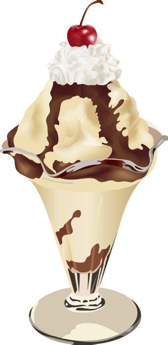 Ice Cream Sundae clip art | Ice cream sundae, Ice cream, Yummy ice cream