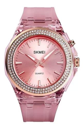 Reloj analógico Skmei 1553 para mujer rosa MercadoLibre