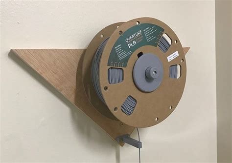 Wall Mounted Filament Spool Holder And Despencer 3D Model 3D Printable