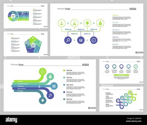 Infographic Design Set Can Be Used For Workflow Layout Diagram Annual